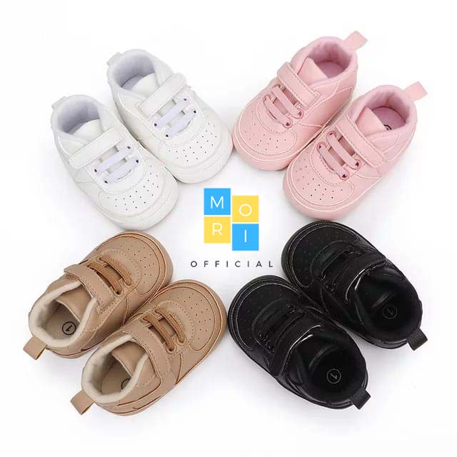 Morikidsofficial - Sepatu Bayi Laki Laki Perempuan 0-12 Bulan Sepatu Baby Bayi Sneakers AM-10