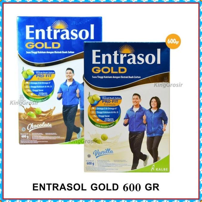 

[ COD ] Entrasol Gold Vanila vanilla / coklat 600 gr / 600gr / 600g