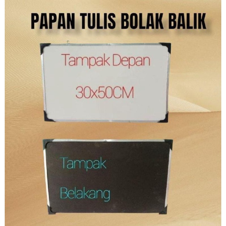 

PAPAN TULIS BOLAK BALIK 30 X 50CM