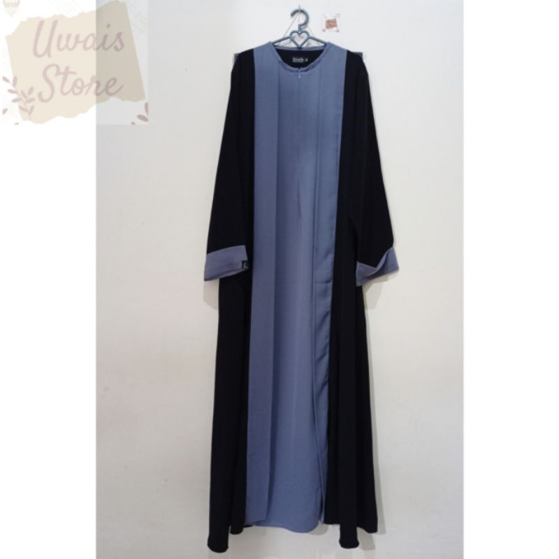 HIMOSLY - PRELOVED HULYA ABAYA BLACK DENIM BY HIMOSLY