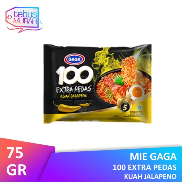 

PROMO Mie Gaga 100 Ekstra Pedas Kuah Jalapeno 75gr