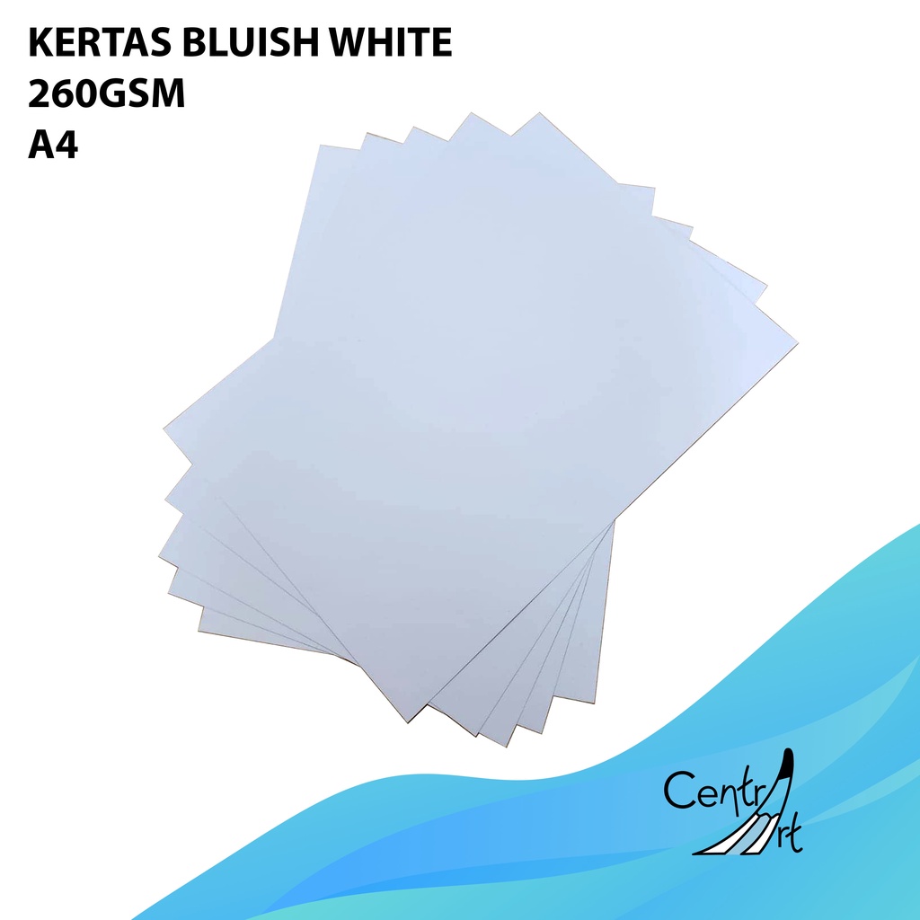 

KERTAS BLUISH WHITE 250gsm A4 (10lbr)
