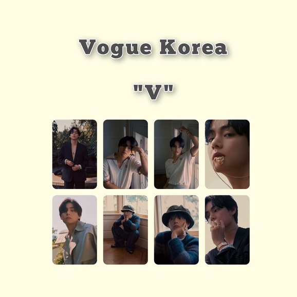 PC PHOTOCARD TAEHYUNG BTS VOGUE KOREA V UNOFF