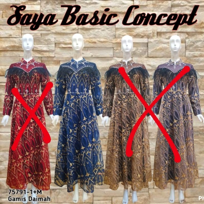 GAMIS DAIMAH [75791-1+M] SAYA BASIC