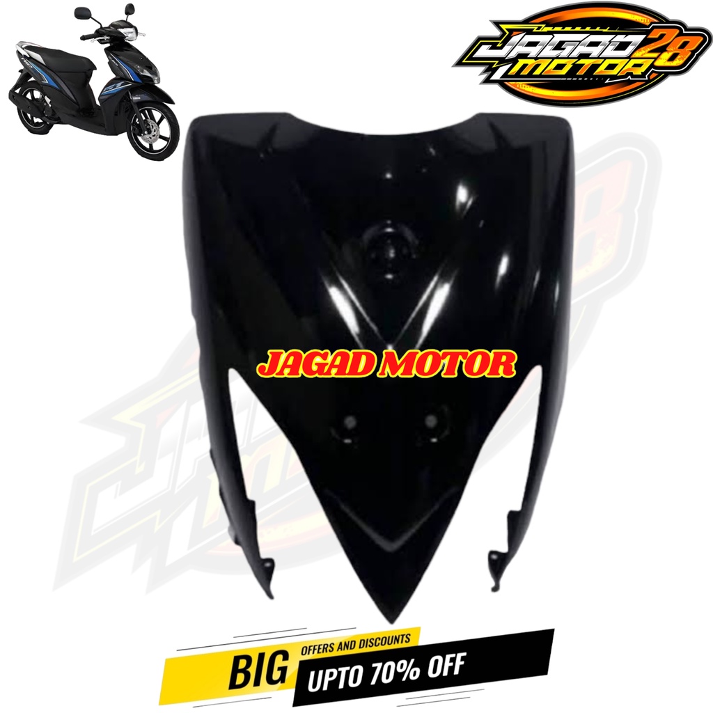 Tameng Depan Yamaha Mio GT Hitam / Dasi Depan Yamaha Mio GT HItam / Panel Tameng Dasi Dada Depan Yamaha Mio GT Hitam