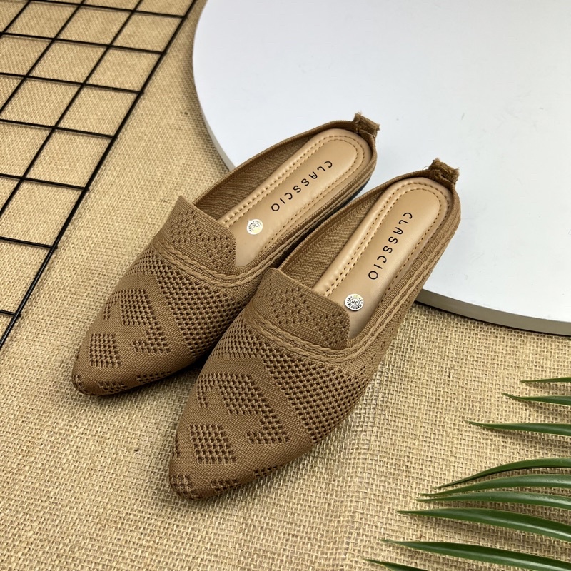 MARASYAFFA - SEPATU FLAT RAJUT WANITA SF 56