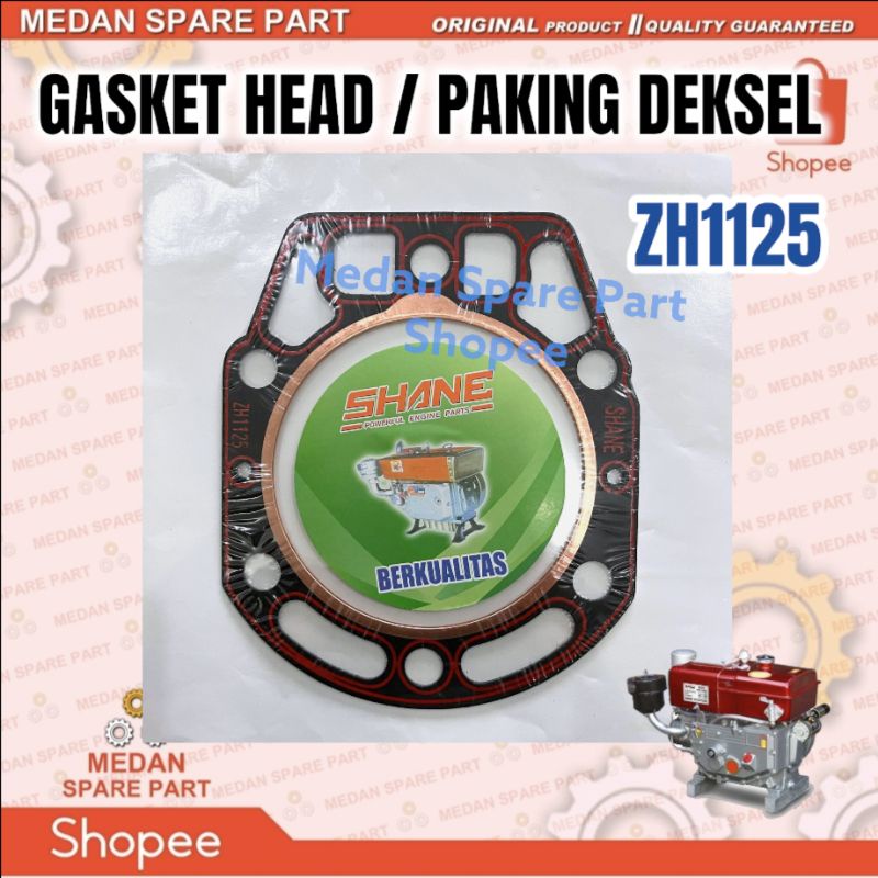 ZH1125 Paking Deksel Diesel Cylinder Head Gasket Head ZH 1125 KUNINGAN