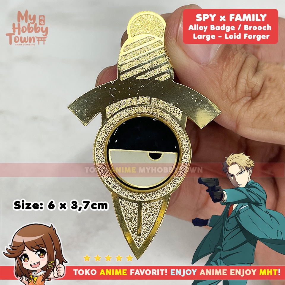 Pin Brooch Spy X Family Loid Forger Cosplay Anime