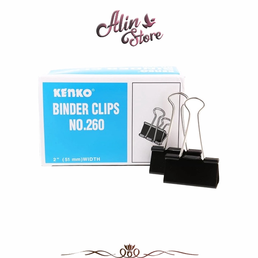 

Klip/ Clip Kertas/ Penjepit Kertas/ Binder Clip 260 Joyko