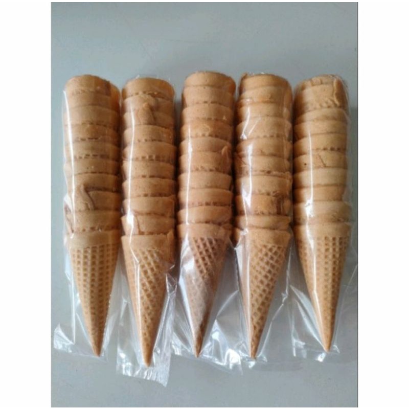 

5 PACK ( 50 pcs) CONE CORNELLO WAFFLE 4 CM