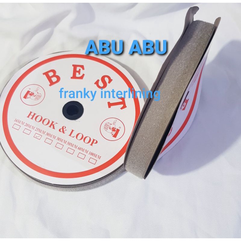 PEREKAT NILON TAPE MERK BEST LEBAR 2,5CM/ 1&quot; HARGA PER ROLL SET ISI 18 METER