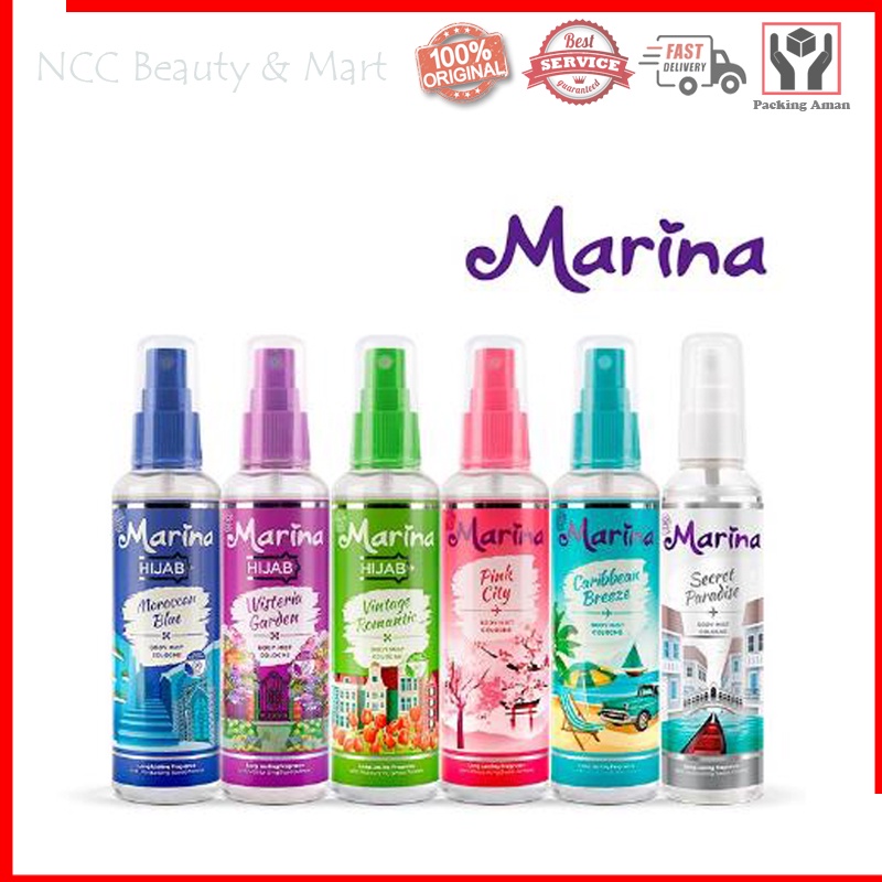 * NCC * Marina Hair And Body Mist Parfum Long Lasting Fragance Perfume 9,99% Anti Bakteri