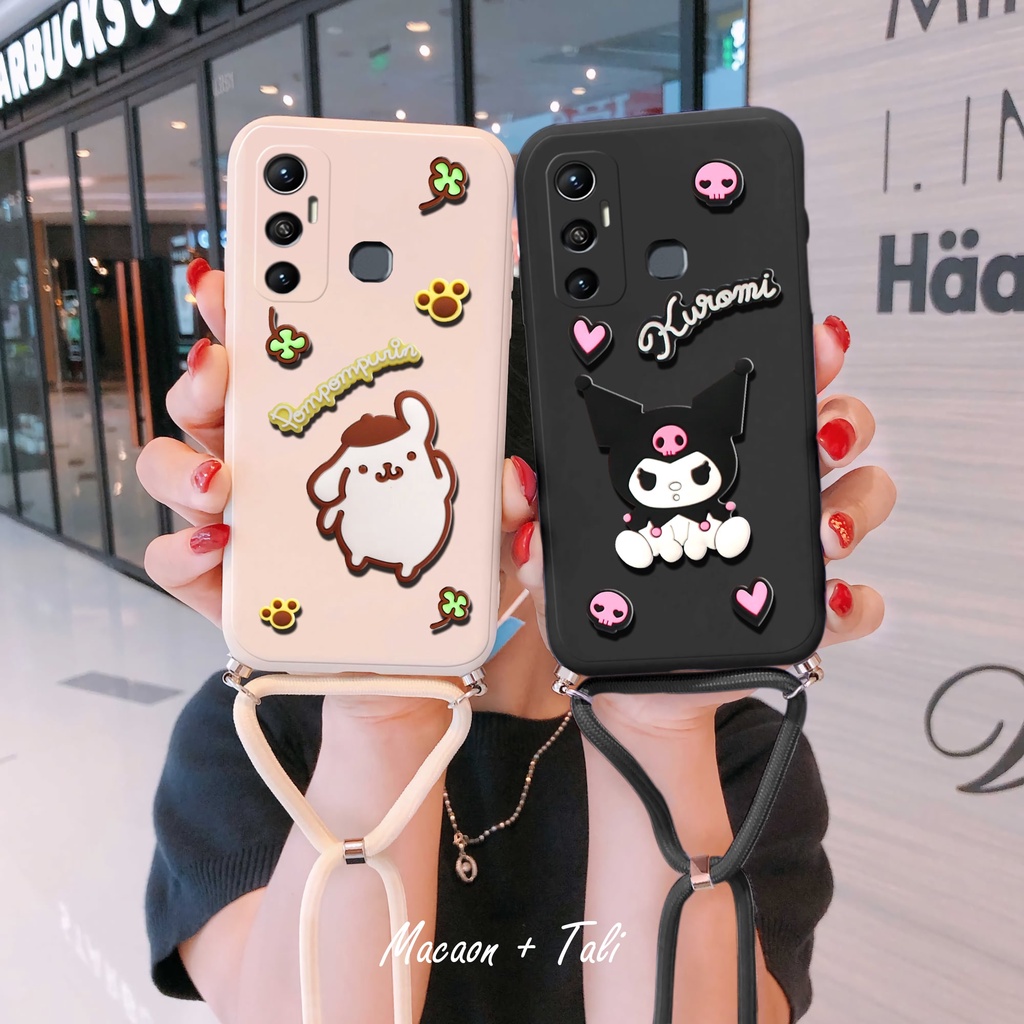 Sling Case Macaron Timbul 3D INFINIX Note 8 11 12 HOT 11 11S 11 PLAY 10 10 PLAY 10S 9 9 PLAY 8 SMART 4 SMART 5 6