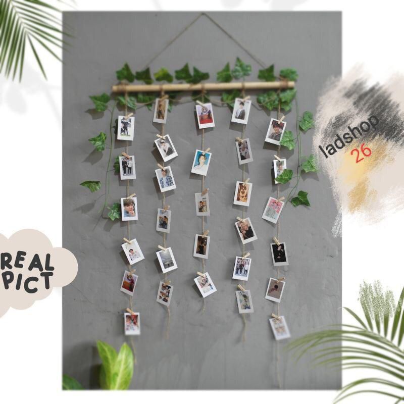 ladder hanger foto polaroid / album foto polaroid /gantungan foto estetik/gantungan foto dinding/hia
