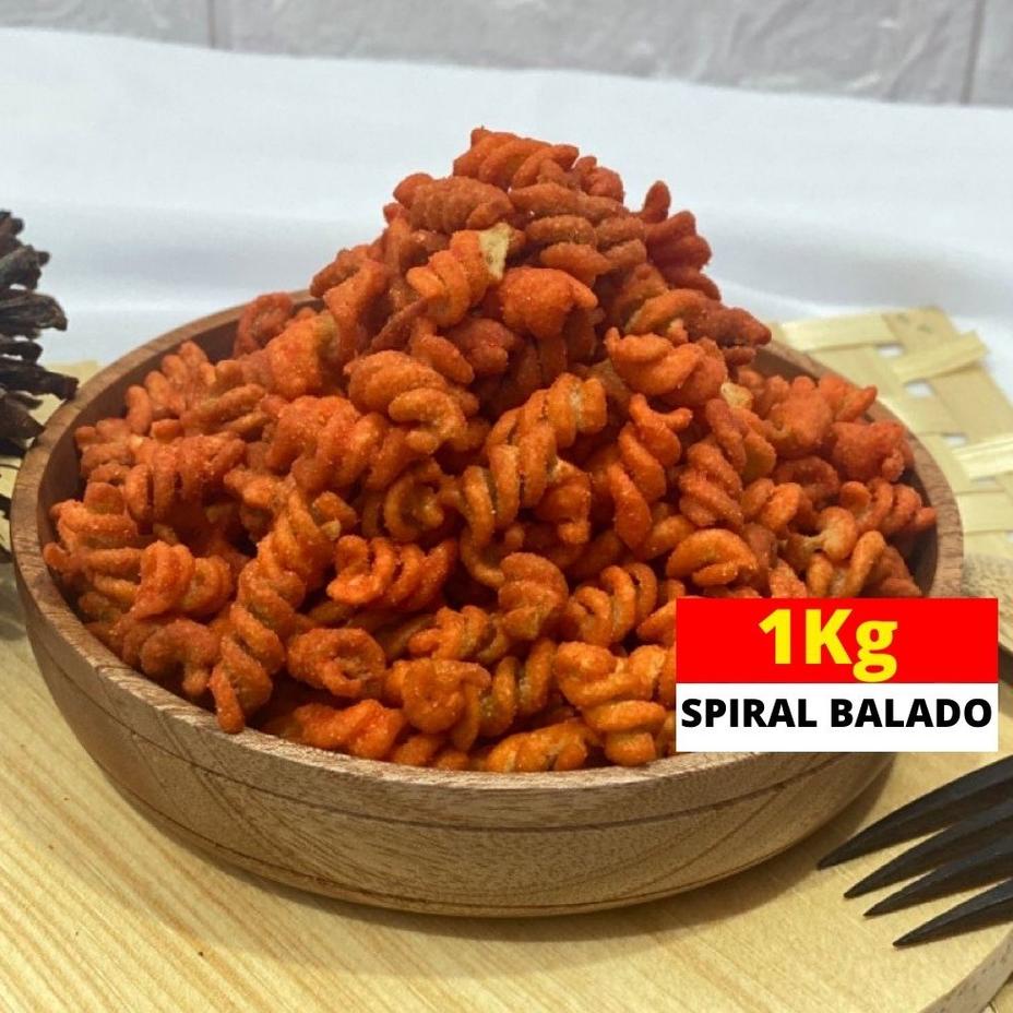 

✨STAR✨ Spiral Balado Makanan Ringan Super Pedas 1Kg 