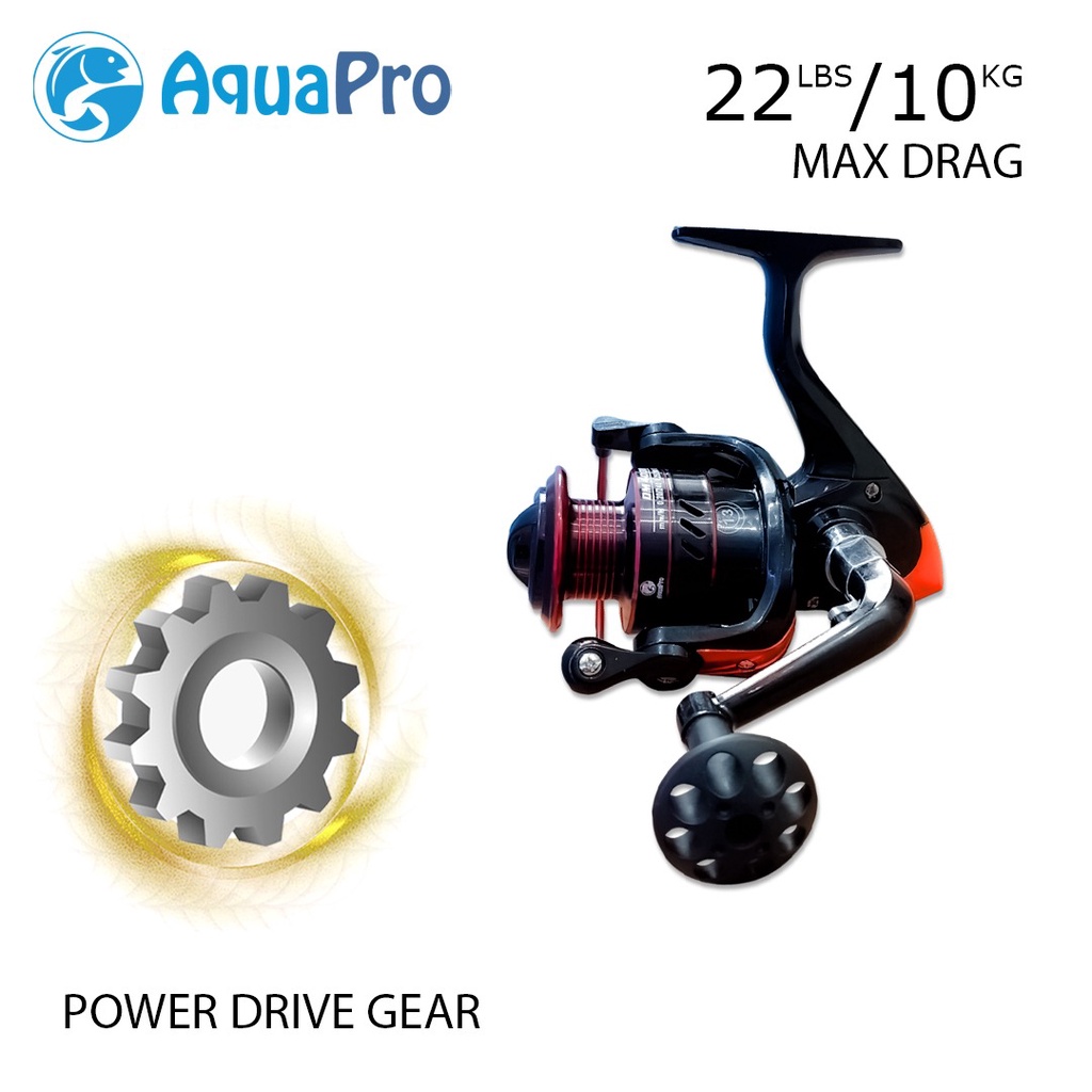 Aquapro Reel Pancing Putar Rell Rill Pancing Katrol Kerekan Pancing Fishing Reel Spool Metal Aluminium