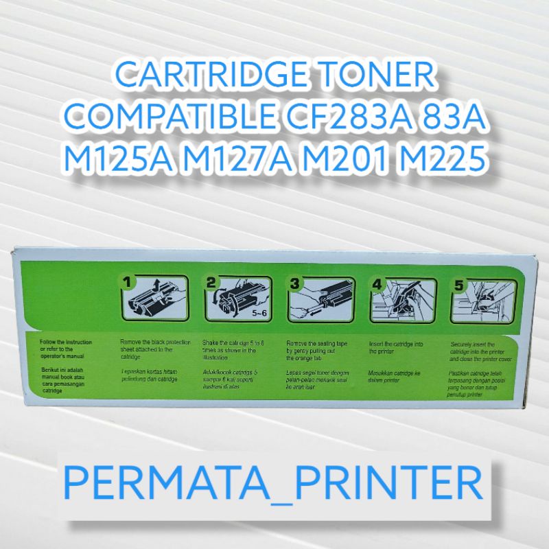 TONER CARTRIDGE 83A CF283A COMPATIBLE M125A M127A M201 M225