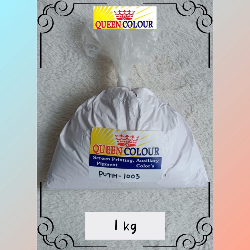 Cat Sablon Rubber Putih 200 / Warna 200