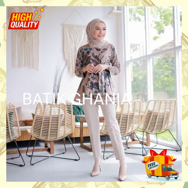 Buju Remaja Impor Atasan Cewe Fashionable Atasan Wanita Terbaru Atsan Cewek Formal Batik Model Terba