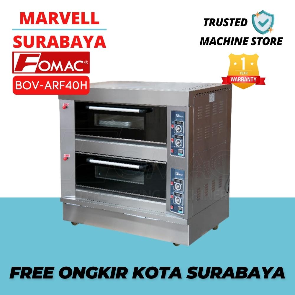Fomac BOV-ARF40H Oven Gas 2 Deck 4 Tray 1290mm Stainless Steel