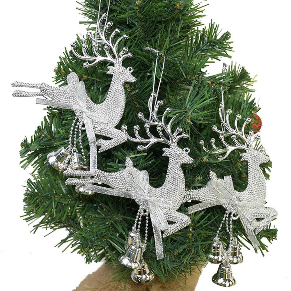 [Elegan] Rusa Ornamen Pohon Natal PVC Dekorasi Pesta Gantung Pendant Ornamen Hadiah Anak Xmas Christmas Decoration