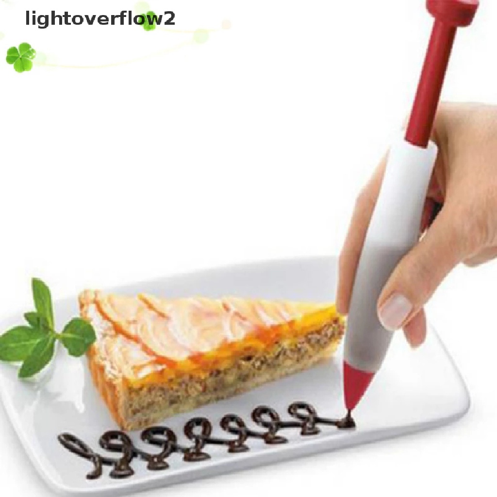 (lightoverflow2) Pena Icing Piping Bahan Silikon Untuk Dekorasi Kue (ID)