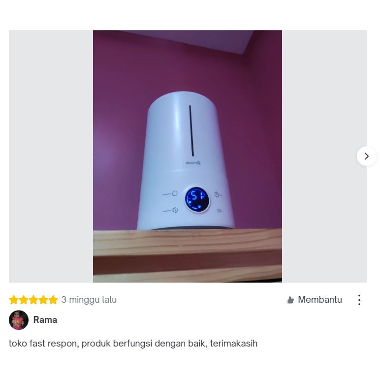 DEERMA Air Humidifier F628S Purifier Pelembab Udara Garansi