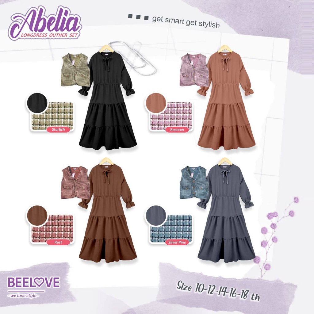 ABELIA LONGDRESS OUTHER by BEELOVE KIDS