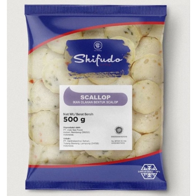 

FROZEN FOOD SHIFUDO SCALLOP 500GRAM - DISASS JOGJA