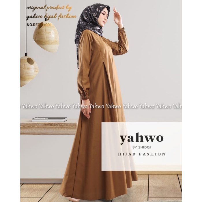 Jilbab Wanita gamis/pns/khaki/pdh/pemda/toyobo/busuy/karet - PNS/KHAKI, M