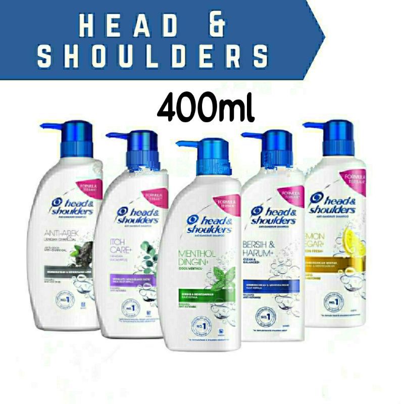 HEAD AND SHOULDERS SHAMPOO 400ML
