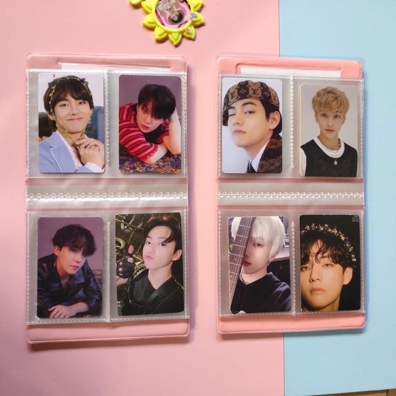 (itspico) 72 slot mini collect book for photocard bluepink cute 2p kolbuk best seller