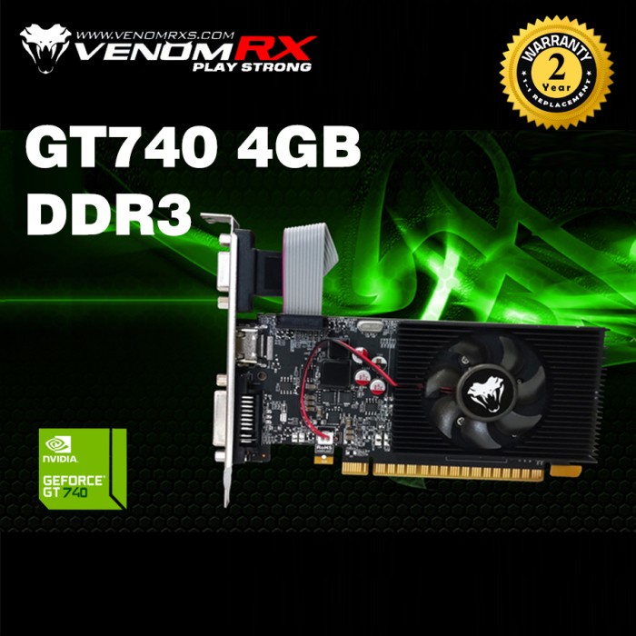 VenomRX GT740 4GB DDR3 128 Bit