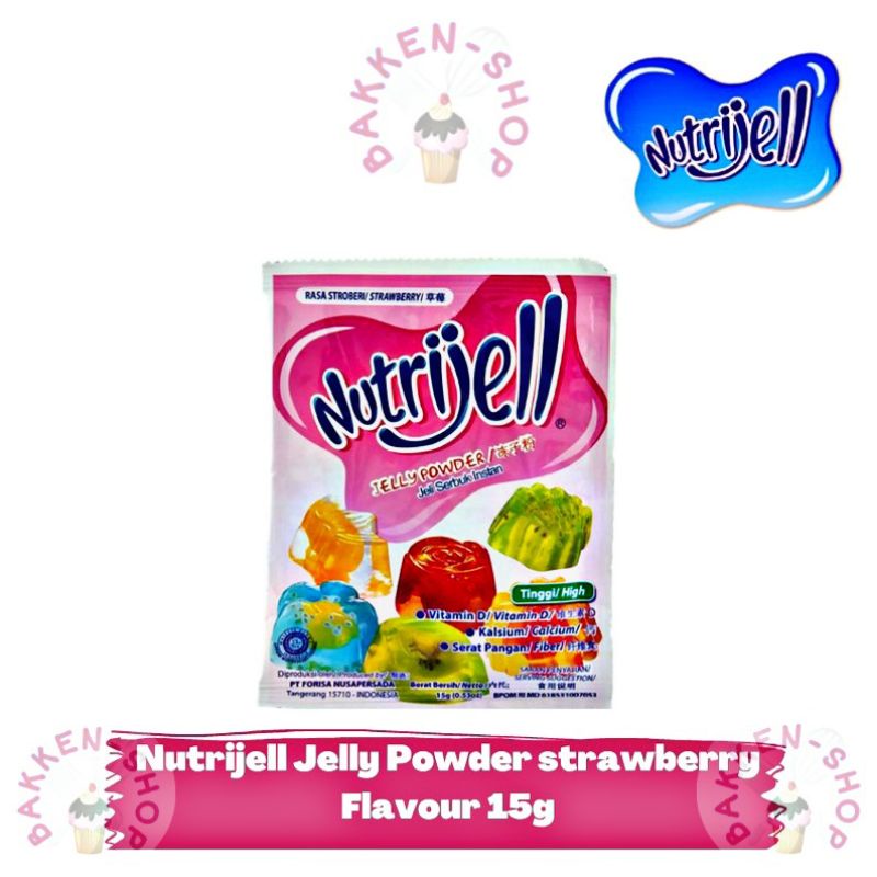 

Nutrijell Stawberry/Jelly Stroberi 15gr