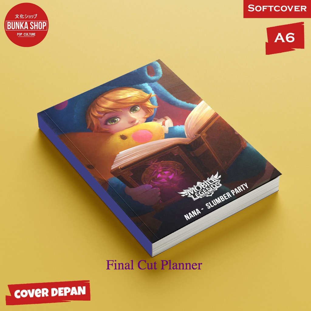 

Pocket Note Mobile Legends Nana Slumber Party Softcover A6 Buku Tulis catatan Notes Agenda Planner Jurnal .
