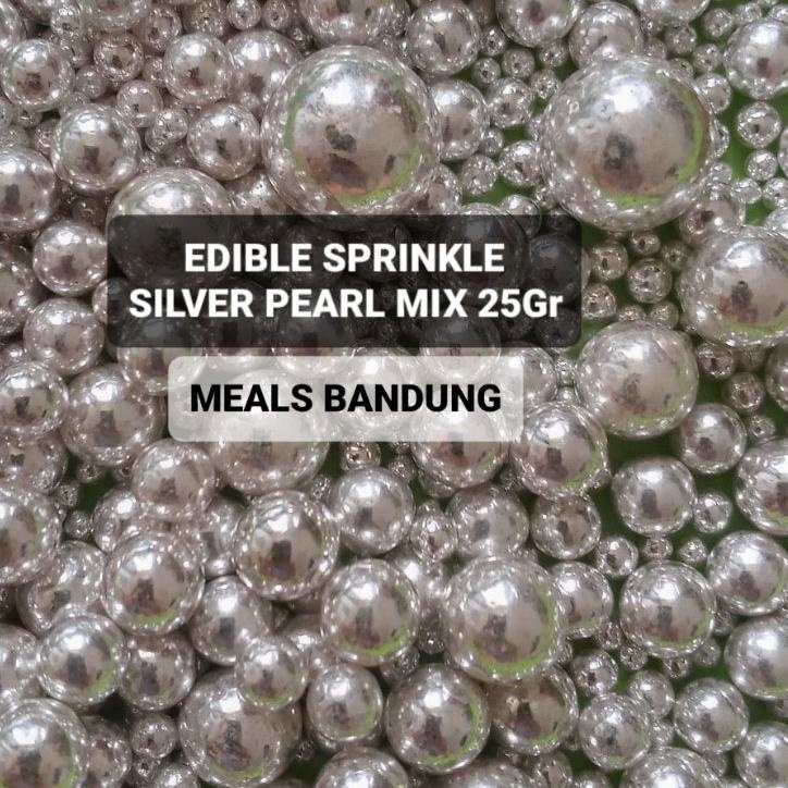 

Code0g0Fu--Edible Sprinkle Mutiara Silver Pearl Mix 25gr