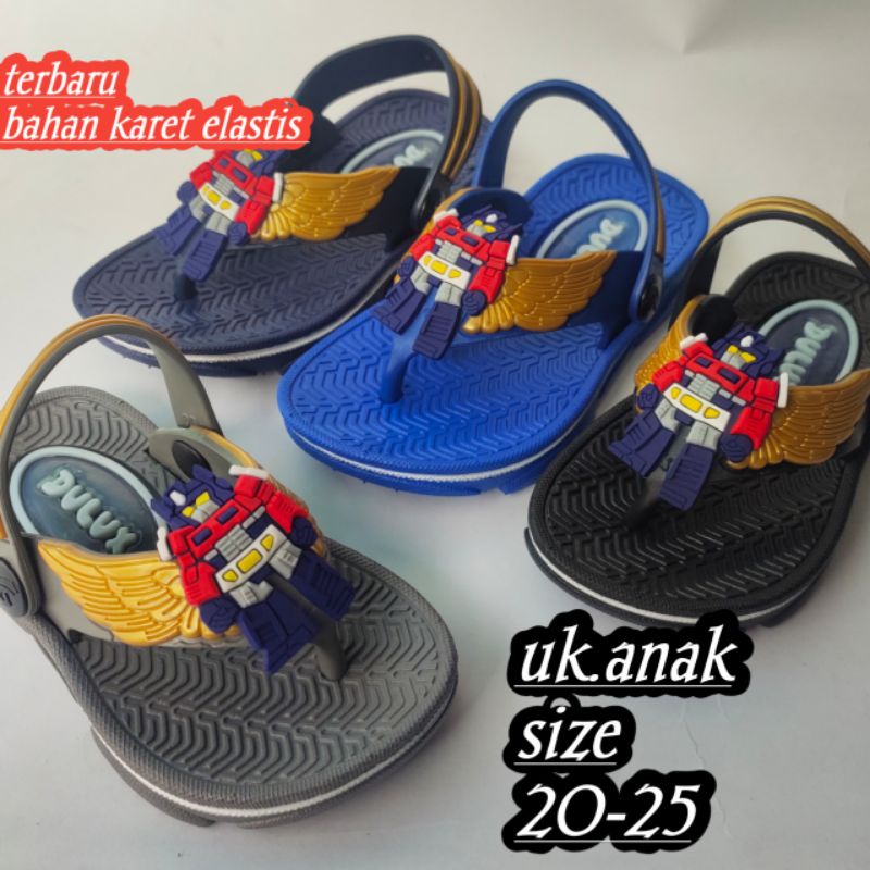 Sandal Japit Tali Belakang Terbaru Otobot(051e)