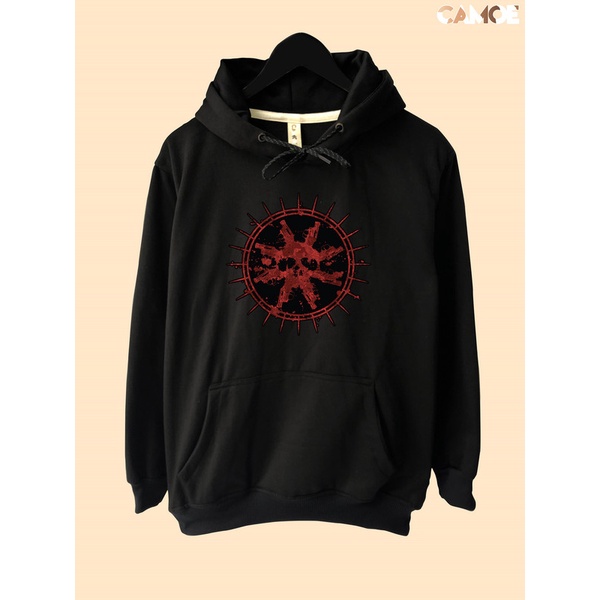 Jaket Hoodie Burgerkill Logo