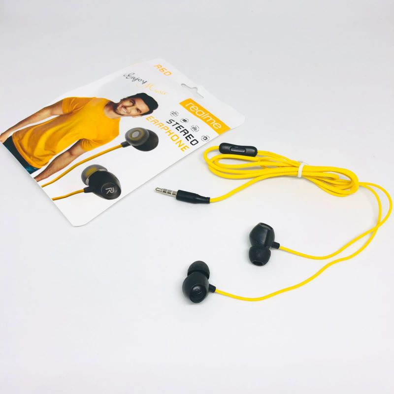 earphone realme buds r60 hf stereo sound handsfree headset roxy