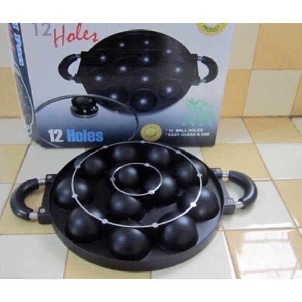 New Sale Cetakan Takoyaki Jumbo 12 Lubang HAPPYCALL