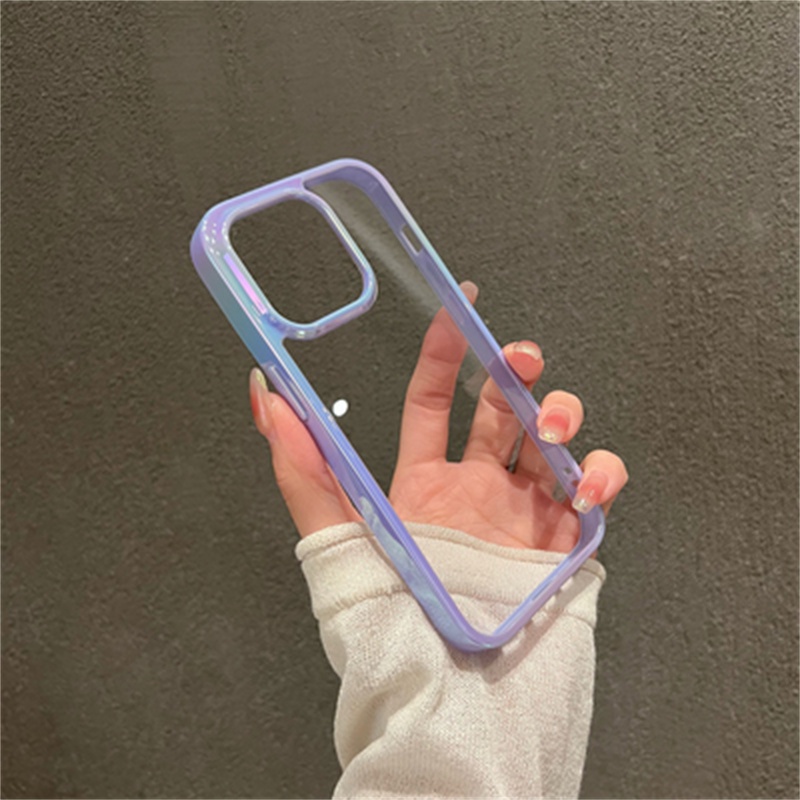 Hard case Pelindung Handphone shockproof Warna Ungu Untuk iphone 14 promax 14 plus 13 12 promax