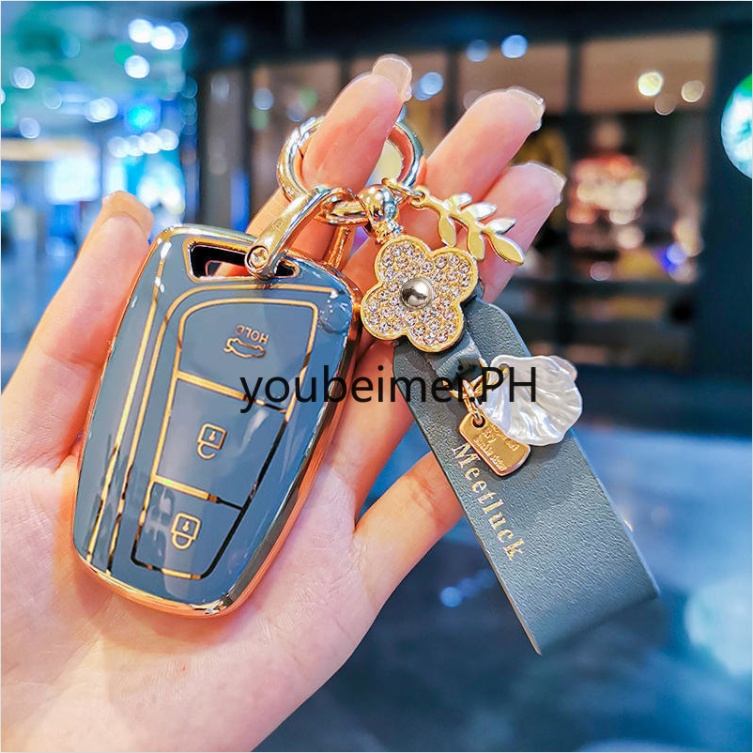 Casing Kunci Mobil Bahan TPU Untuk Hyundai Tucson Creta ix25 ix35 ix45 Santa Fe Verna Mistra Elantra