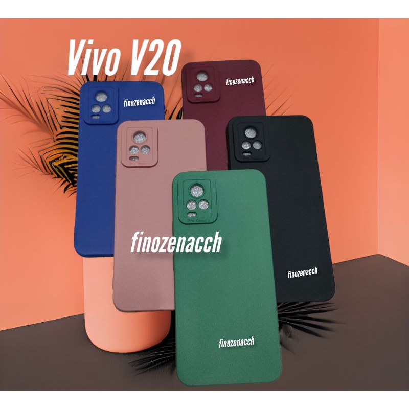 SoftCase Case Vivo V20 Silikon Casing Macaron Pro