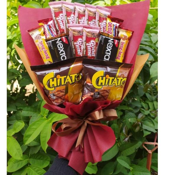 

✨ Buket Snack cowo mewah /paket/bingkisan Snack Ulang Tahun/Ultah/ Wisuda/Kado/Hadiah serbuuu !