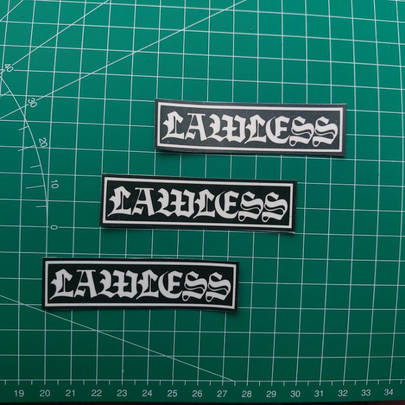 STIKER - LAWLESS JAKARTA - SMALL