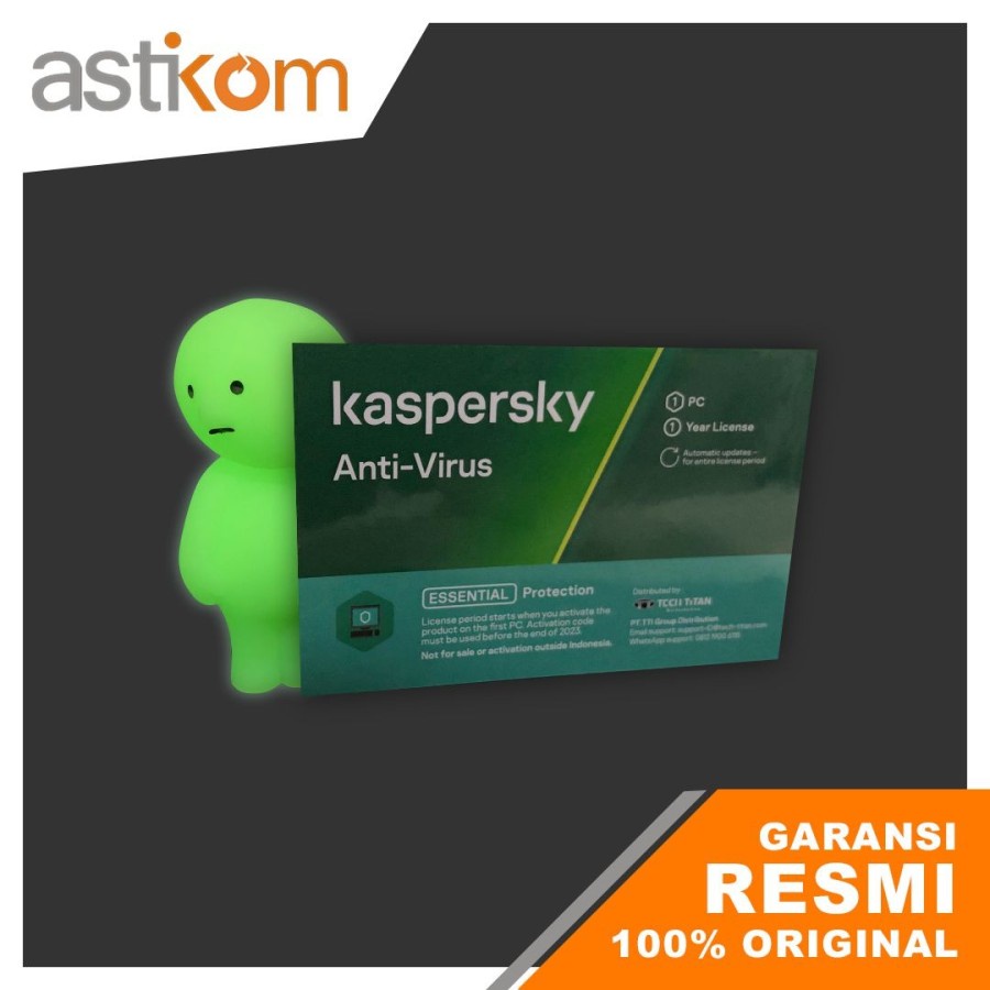 Kaspersky Anti Virus 3 PC 1 Year