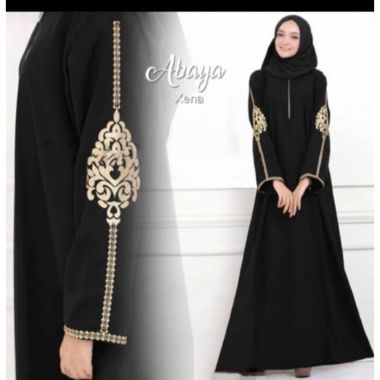 ABAYA HITAM/ABAYA SYAR'I/ABAYA TURKEY BAHAN JETBLACK