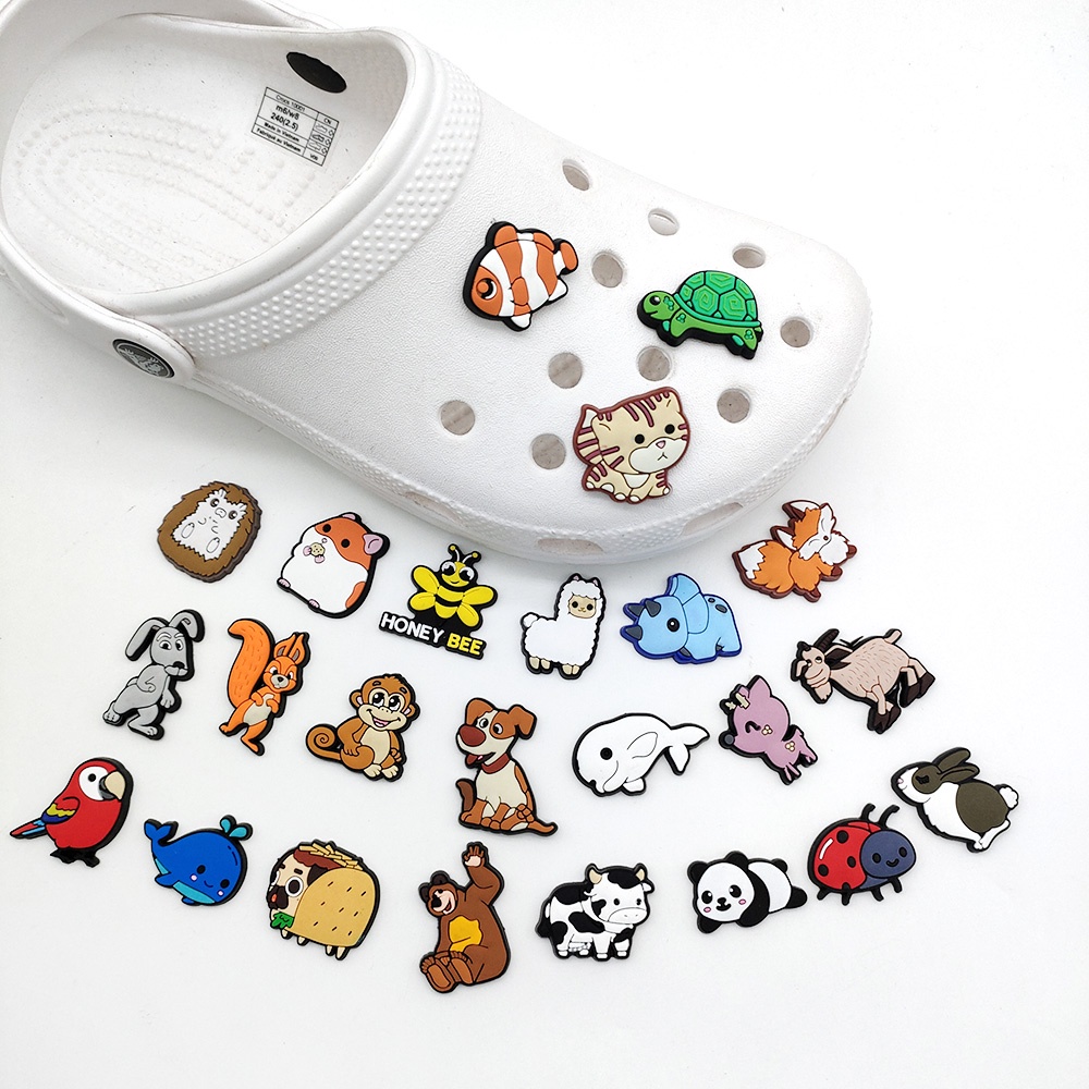 Charms Buckle Sepatu Bahan PVC Untuk Dekorasi Natal