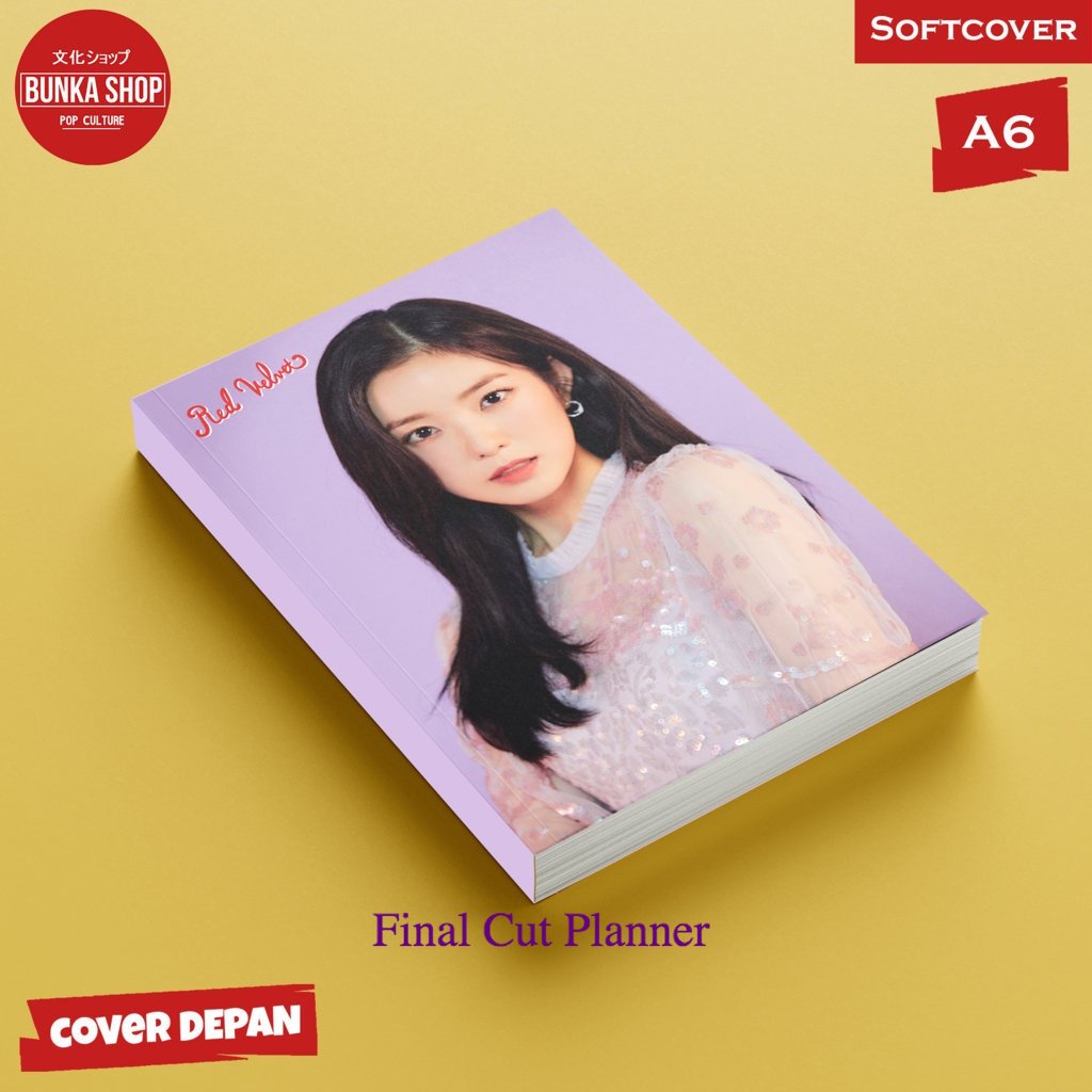 

Buku tulis polos/bergaris Kpop Red Velvet Irene Purple Softcover A6 Buku tulis Catatan Notes Agenda Planner Jurnal