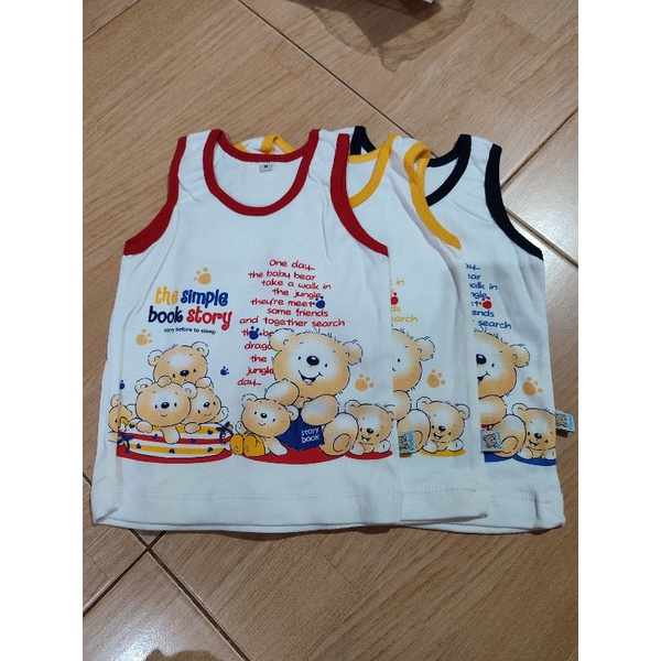 Singlet kaos dalam bayi /Anak 3 - 9 bulan